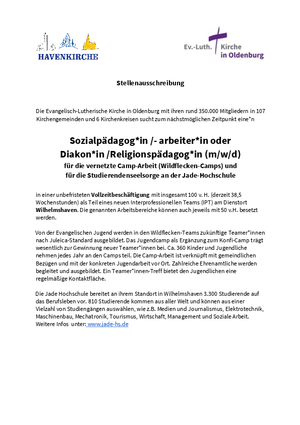 Stellenausschreibung