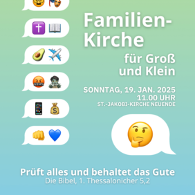 Ein Share-Pic für die Familienkirche am 19. Januar 2025.