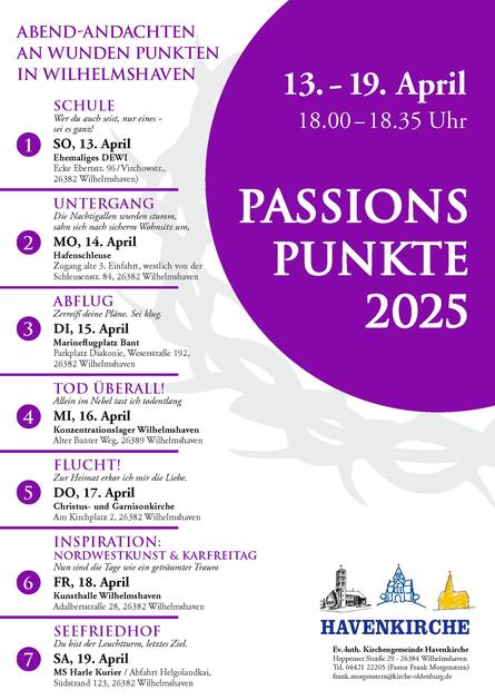 Hier der Flyer für die Passionspunkte